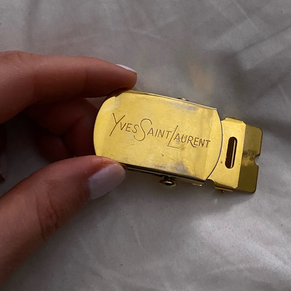 Yves Saint Laurent vintage belt buckle